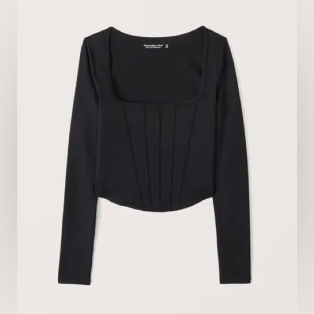 Black Long Sleeve Women's Top